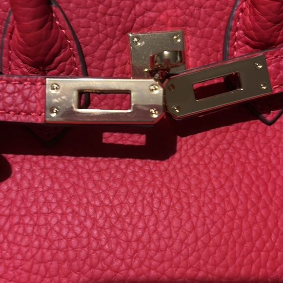 Red Satchel Bag - Picture 13 of 15